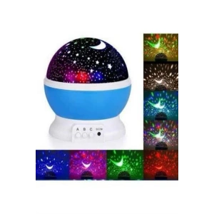 BFS Yıldız Görünümlü Gece Lambası Renkli Masa Lambası Gökyüzü Projeksiyon