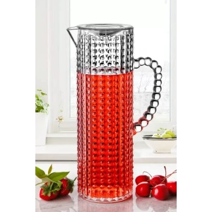 Boncuklu Şeffaf Sürahi 1,5 Lt Royaleks-82939