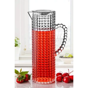 Boncuklu Şeffaf Sürahi 1,5 Lt Royaleks-82939