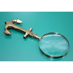 Çapa Tasarım Saplı Pirinç Büyüteç