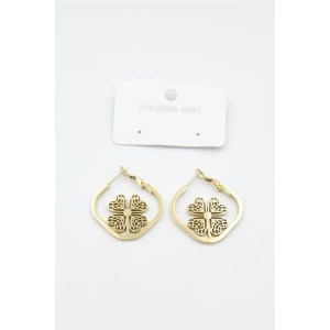 Çiçek Küpe - Altın