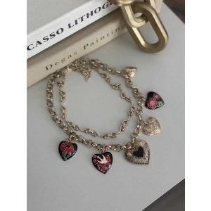 Çiçekli Kolye - Altın