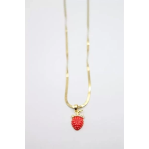 Çilek Kolye - Altın