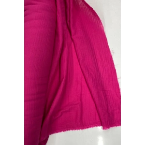 Çok Amaçlı Müslin Pamuklu Bebek Örtü ve Battaniye Kumaşı Müslin Bez Fuşya 73