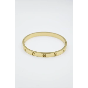 CRT Model Taşsız Bilezik - Altın