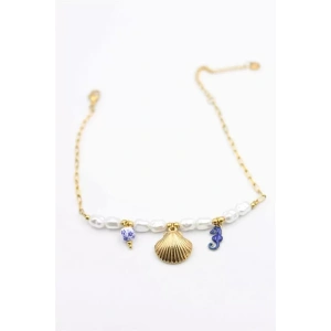 Deniz Kabuğu Halhal - Altın