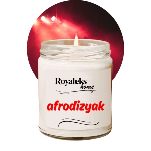 Doğal Özel Seri Kokulu Dekoratif Kavanoz Mum 210 cc - Afrodizyak - RYL