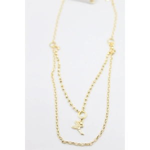 Dorika Zincir Melek Kolye - Altın