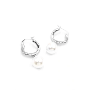 İnci Küpe - Gümüş