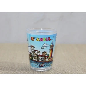 İstanbul Temalı Cam Shot Bardak Alk4358
