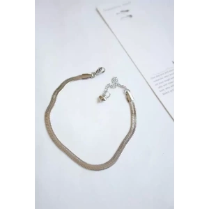 İtalyan Zincir Halhal - Gümüş