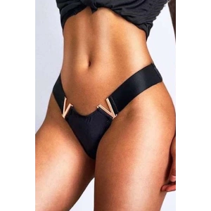 Kadın Fantezi İç Giyim Tanga Külot Perfect Fall 114 Siyah - Royaleks