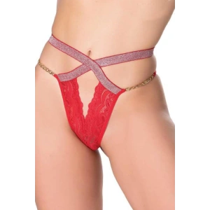 Kadın Fantezi İç Giyim Tanga Külot Perfect Fall 360 Kırmızı - Royaleks
