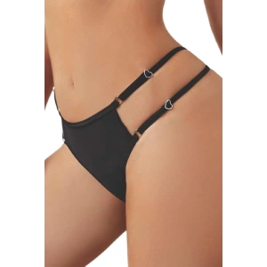 Kadın Fantezi İç Giyim Tanga Külot Perfect Fall D253 Siyah
