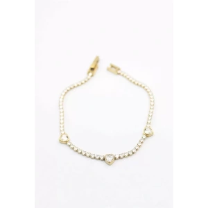 Kalp Bileklik - Altın