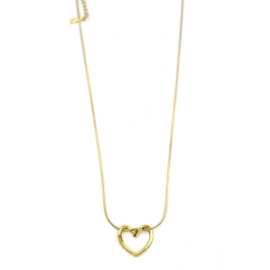 Kalp Kolye - Altın