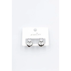 Kalp Küpe - Gümüş