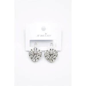 Kalp Küpe - Gümüş