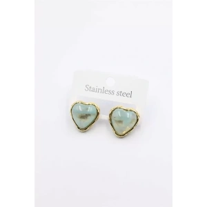 Kalp Küpe - Turkuaz