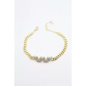 Kalp Xuping Bileklik - Altın