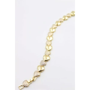 Kalp Xuping Bileklik - Altın