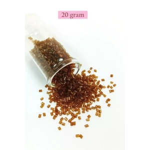 Kesme Cam Boncuk 2mm - 20 Gram - Şeffaf Açık Kahve -BNC343