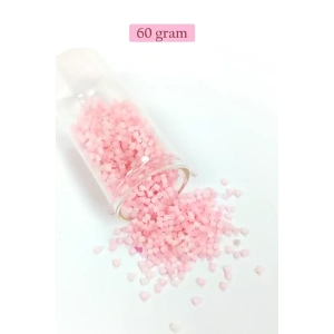 Kesme Cam Boncuk 2mm - 60 Gram - Şeker Pembe - BNC398