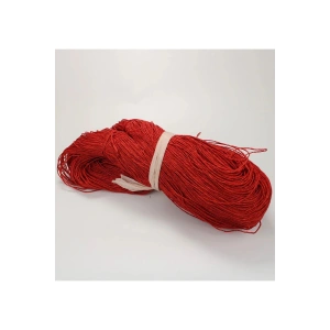 Kırmızı Renk Çile Kağıt İp Çanta Ipi Supla Ipi  No:78 - (550-600 gr)