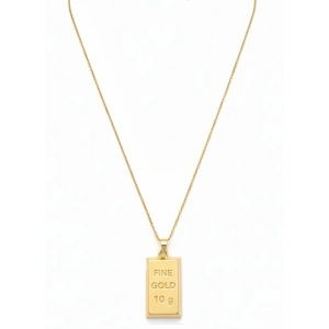 Külçe Altın Kolye - Büyük Boy - Altın