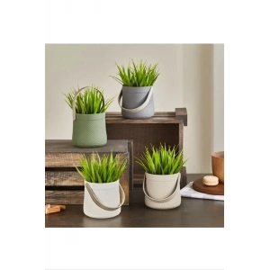 Kulplu Sepette Saz Model Çiçek Royaleks-5764