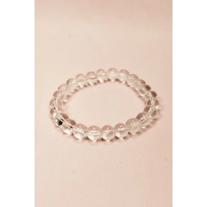 Kuvars Doğal Taş Bileklik Kutulu