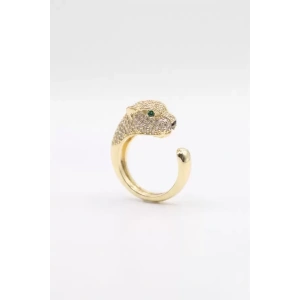 Leopar Yüzük - Altın