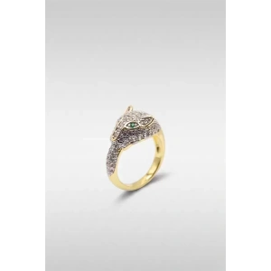 Leopar Yüzük - Altın