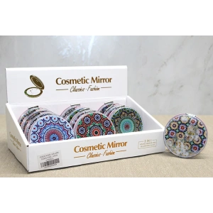 Mandala Desenli Hareketli Sulu El Aynası - Model 3