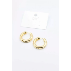 Metal Halka Küpe 2cm - Altın