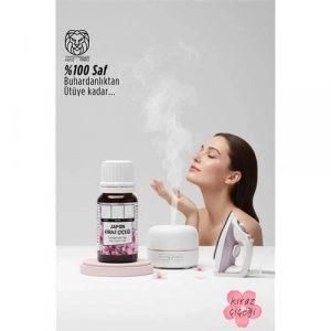 Mey İthalat® %100 Saf Japon Kiraz Çiçeği Esansı - Ütü, Buhardanlık ve Koku Makineleri İçin 10 ml