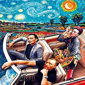 Mey İthalat® 20823 PUZZLE 1000 Starry Night of Art