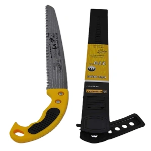 Mey İthalat®  270 mm Düz Bıçaklı Testere Bıçkı Kılıflı Budama Bahçe Testeresi