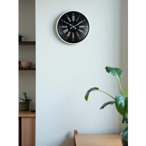 Mey İthalat® 36 Cm Beyaz Zarif Dekoratif Duvar Saati