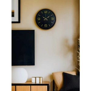 Mey İthalat® 36 Cm Kahverengi Dekoratif Duvar Saati