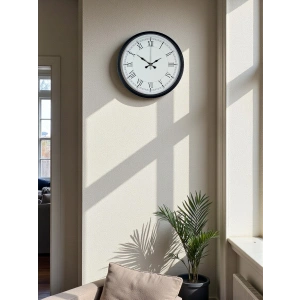 Mey İthalat® 36 Cm Siyah Asil Roma Rakamlı Duvar Saati