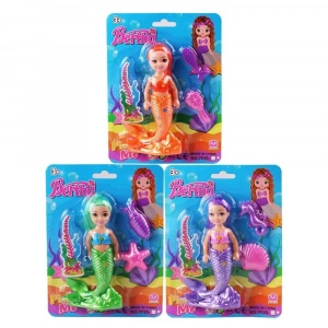 Mey İthalat® 7025 KARTELA KÇK DENİZ KIZI BERTHA BEBEK -KZL