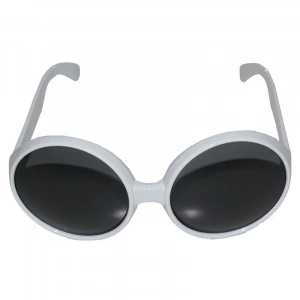 Mey İthalat®  80 li Yıllar Beyaz Renk Nostalji Yeşilçam Parti Gözlüğü