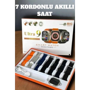 Mey İthalat® Akıllı Saat Bluetooth Bağlantılı 2.09 İnç HD Ekran ve Çok Yönlü Sağlık Takibi