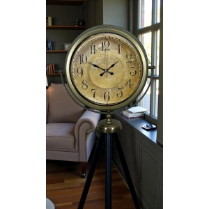 Mey İthalat® Antique Heritage Eskitme Tripod Ayaklı Saat