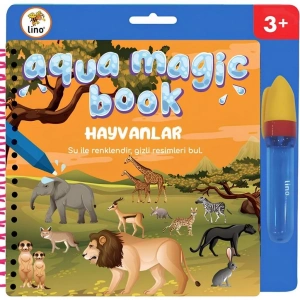 Mey İthalat®  Aqua Magic Book Hayvanlar Sihirli Boyama Kitabı