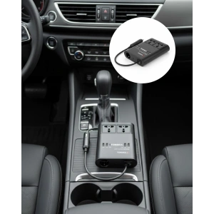 Mey İthalat® Araç İçin 12V 24V Güç Dönüştürücü 220V Priz ve USB Portlu