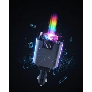 Mey İthalat® Araç Şarj Aleti Yıldız Tavan Işıklı Hava Nemlendirici Aroma Aparatı