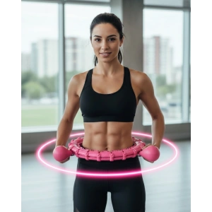 Mey İthalat® Ayarlanabilir Akıllı Hula Hoop 680 Gr Ağırlıklı Egzersiz Halkası