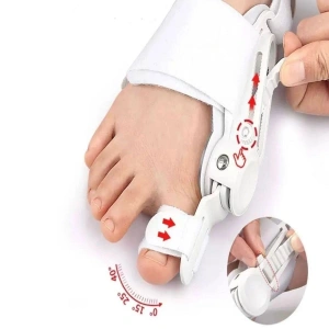 Mey İthalat®  Ayarlanabilir Ayak Baş Parmak Kemik Düzeltici – Halluks Valgus (Bunyon) Aparatı, Gece Gündüz Kullanıma Uygun Ayak Düzeltme Ateli